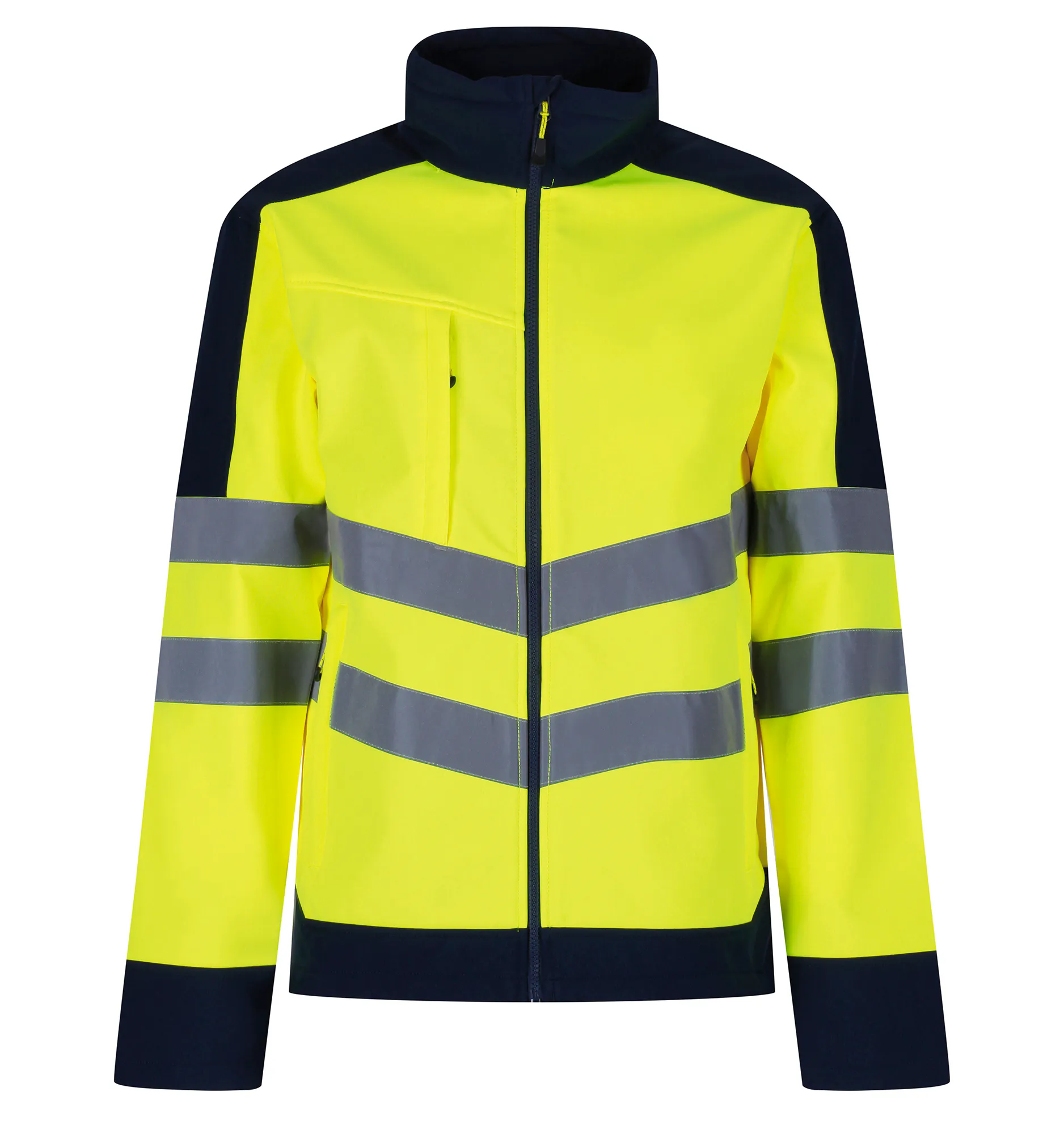 High Vis Gelb/Marineblau