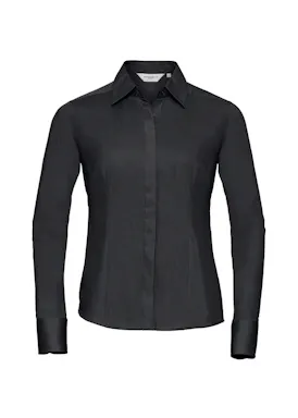 Russell Z924F Poplin Shirt Long Sleeve Polycotton Slim Fit Dames