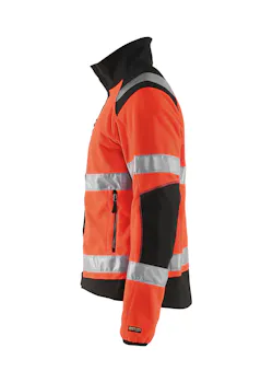 Blaklader 4888 Winddicht Fleecejack High Vis miniatuur