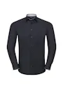 Russell Men's Long-Sleeve Tailored-Contrast Ultimate-Stretch Shirt Vorschaubild