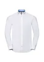 Russell Men's Long-Sleeve Tailored-Contrast Ultimate-Stretch Shirt Vorschaubild