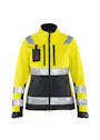 Blåkläder 4902 Dames Softshell jack High Vis miniatuur