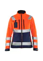 Blåkläder 4902 Dames Softshell jack High Vis miniatuur