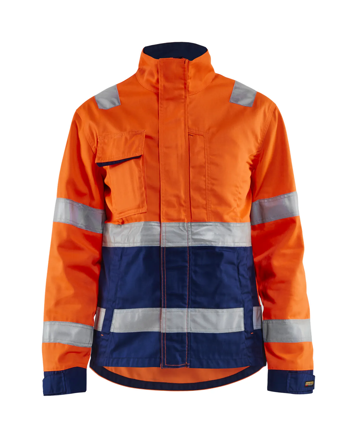High Vis Oranje/Marineblauw