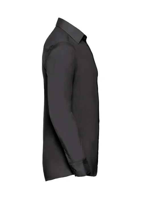 Russell Z924 Poplin Shirt Long Sleeve Tailored Polycotton Regular Fit