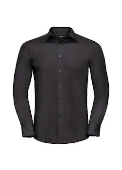Russell Z924 Poplin Shirt Long Sleeve Tailored Polycotton Regular Fit