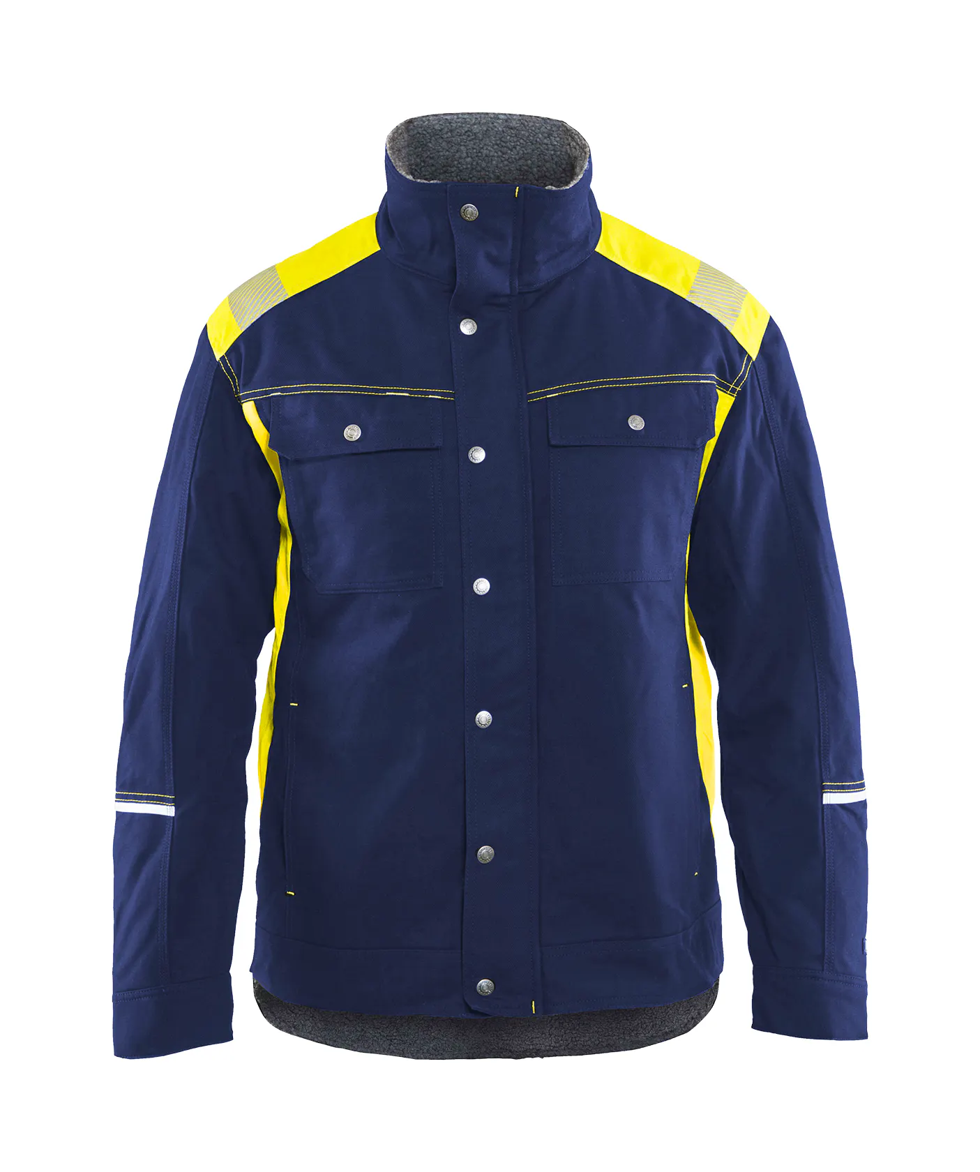 Marineblauw/Geel