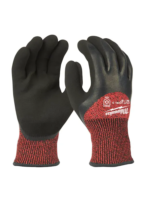 Milwaukee Hiver gants de travail résistants aux coupures classe 3/C