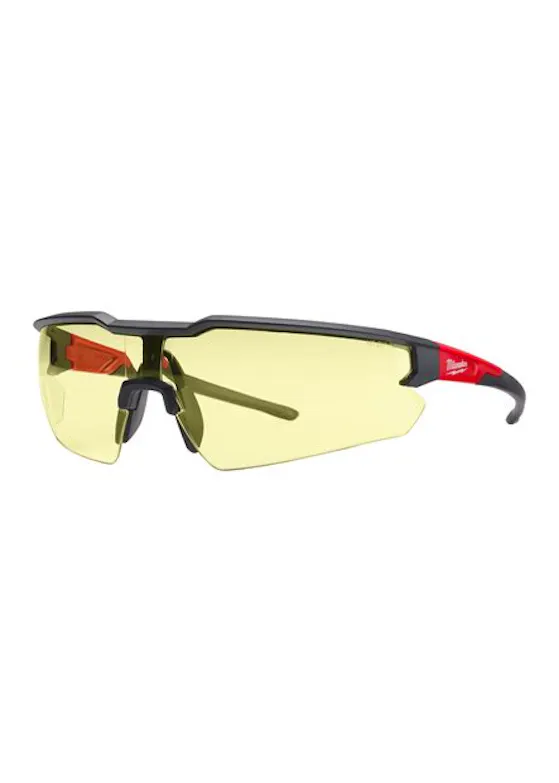 Milwaukee Schutzbrille Gelb - kratzfest & beschlagfrei (4932478927)
