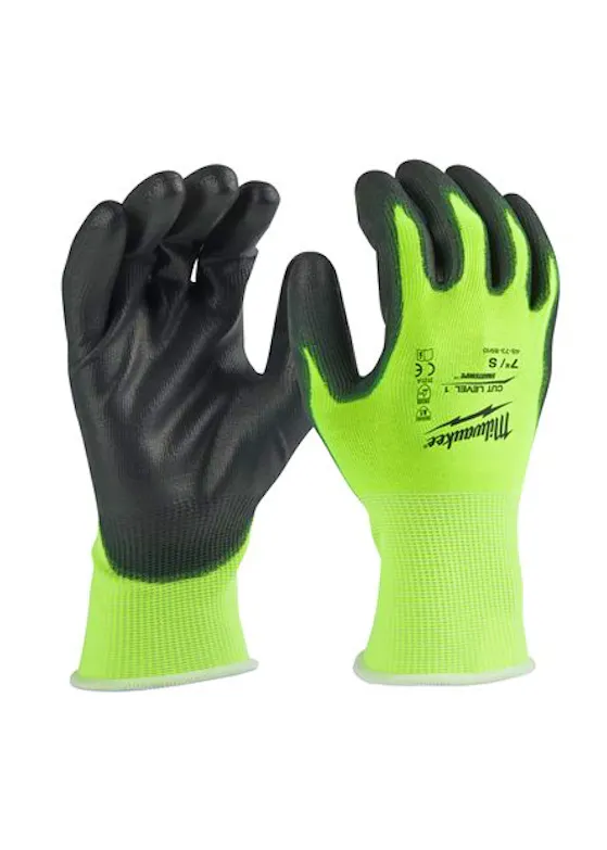 Milwaukee Hi-Vis Snijklasse A Werkhandschoen