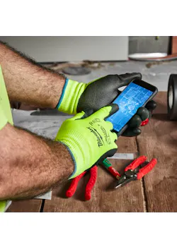 Milwaukee Hi-Vis Werkhandschoenen Snijklasse 2/B miniatuur