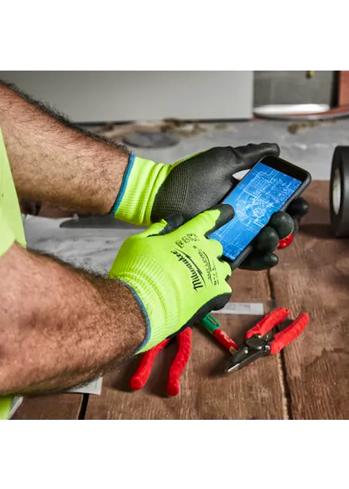 Milwaukee Hi-Vis Werkhandschoenen Snijklasse 2/B