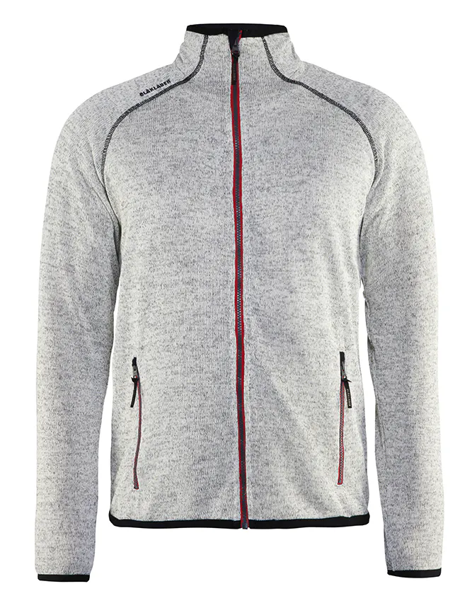 Grijs melange/rood