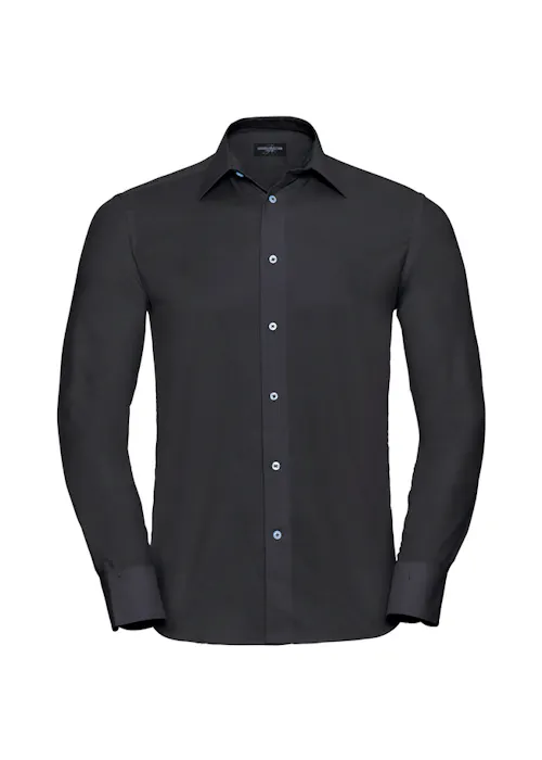 Russell Z922 Oxford Shirt Long Sleeve Tailored Regular Fit