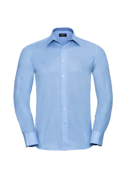Russell Z922 Oxford Shirt Long Sleeve Tailored Regular Fit miniatuur