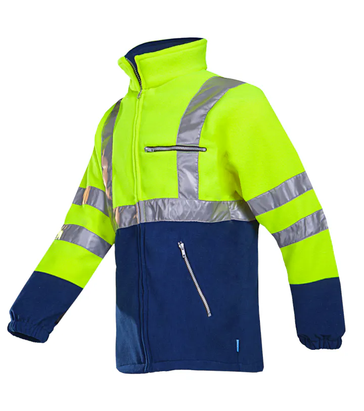 Fluo Gelb/Marineblau