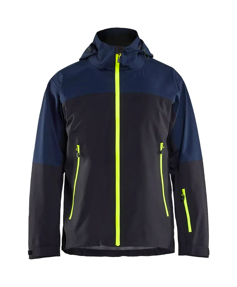 High Vis Geel/Marineblauw