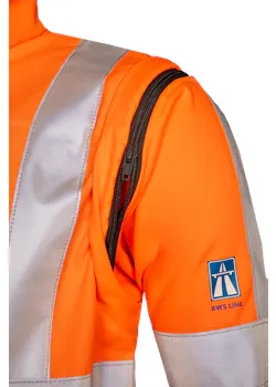 Sioen Signalisatie Softshell met Uitritsbare Mouwen Alphen (RWS) 498AA2TU2 miniatuur