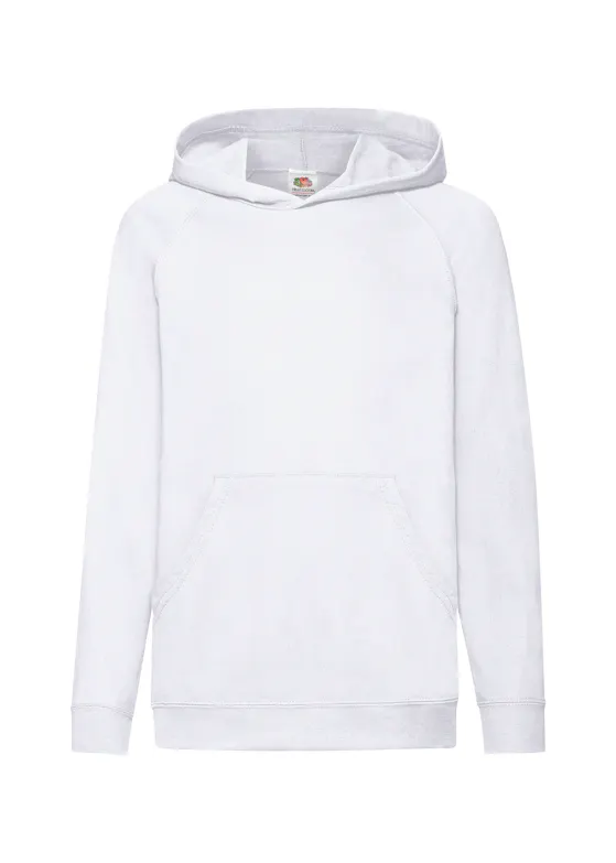 Fruit of the Loom Lightweight F430K Hooded Sweatshirt — Children's Fit