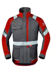 Charcoal/rood