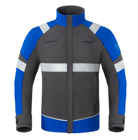 Grau/Royalblau