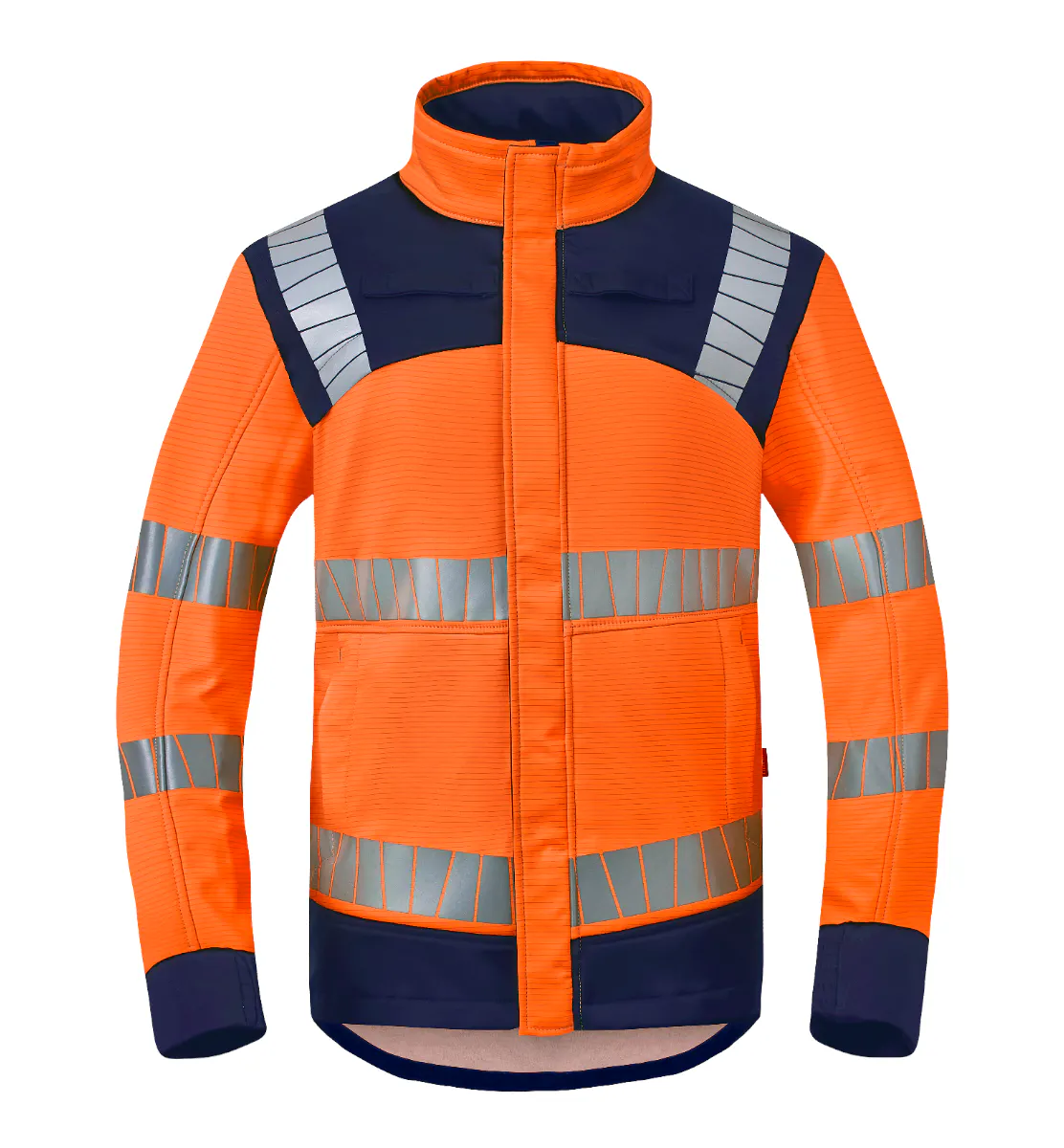 High Vis Orange/Marineblau