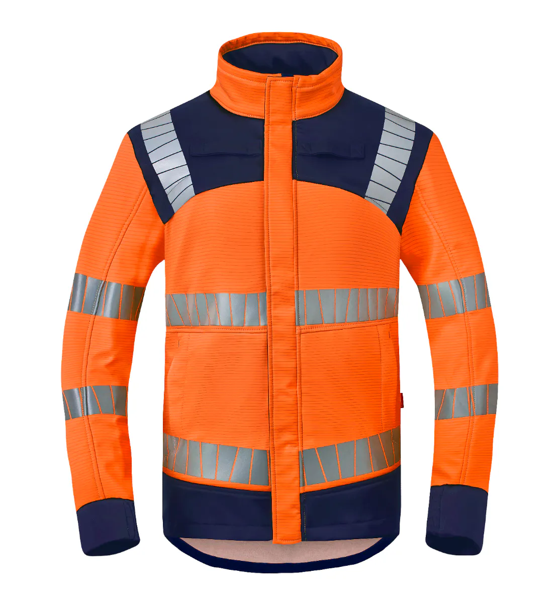 High Vis Orange/Marineblau