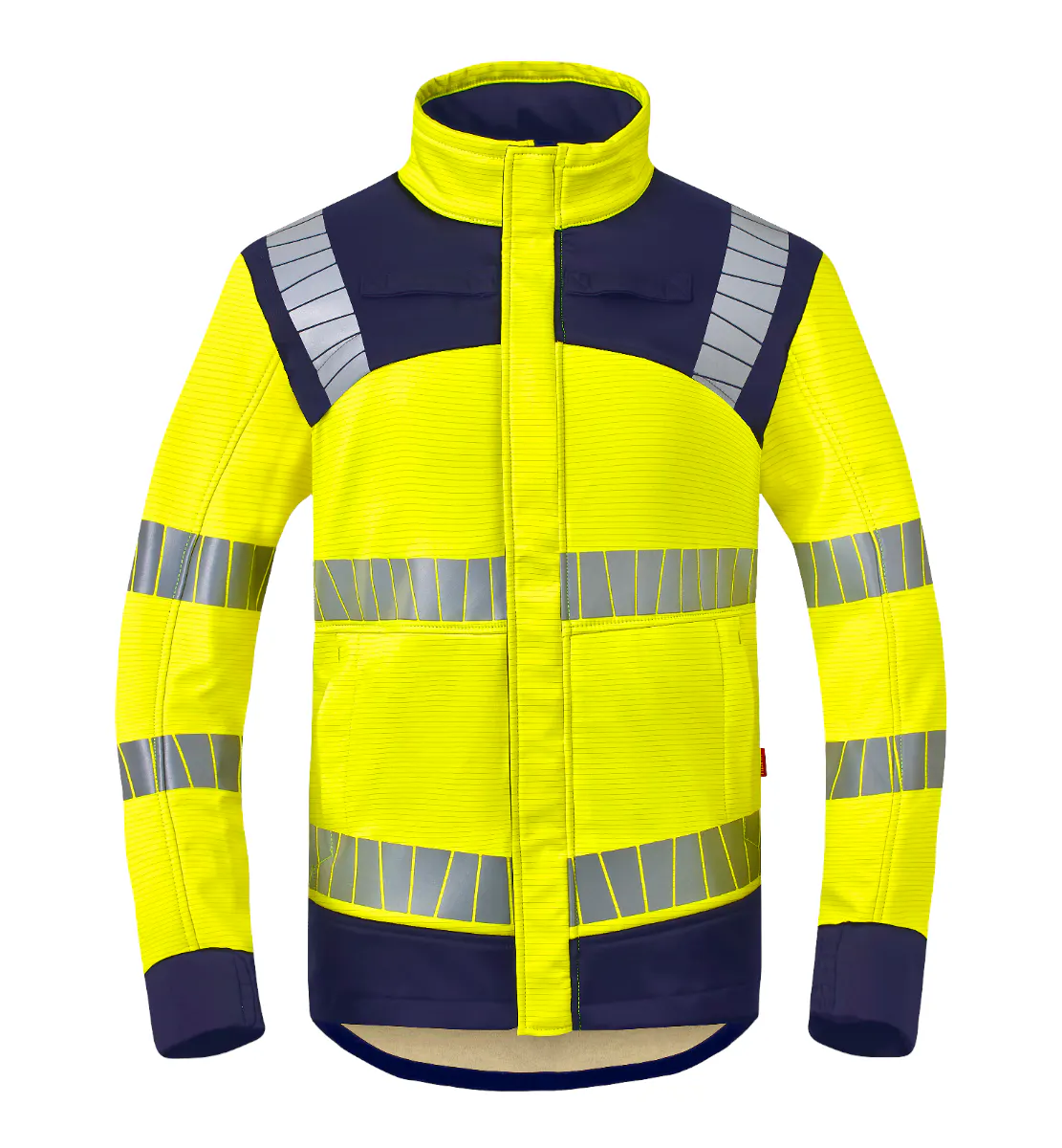 High Vis Gelb/Marineblau