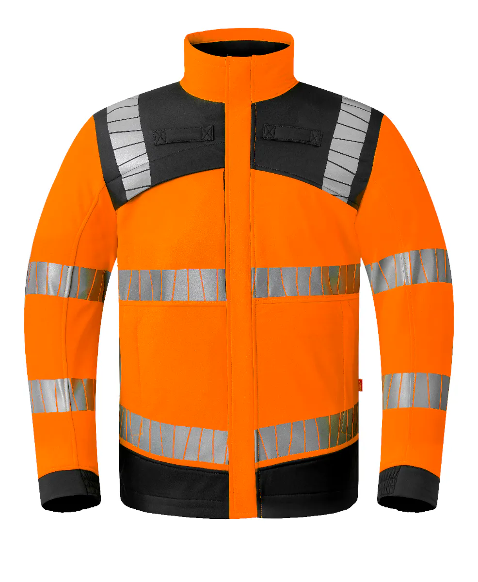 Hohe Sichtbarkeit Orange/Mittelgrau