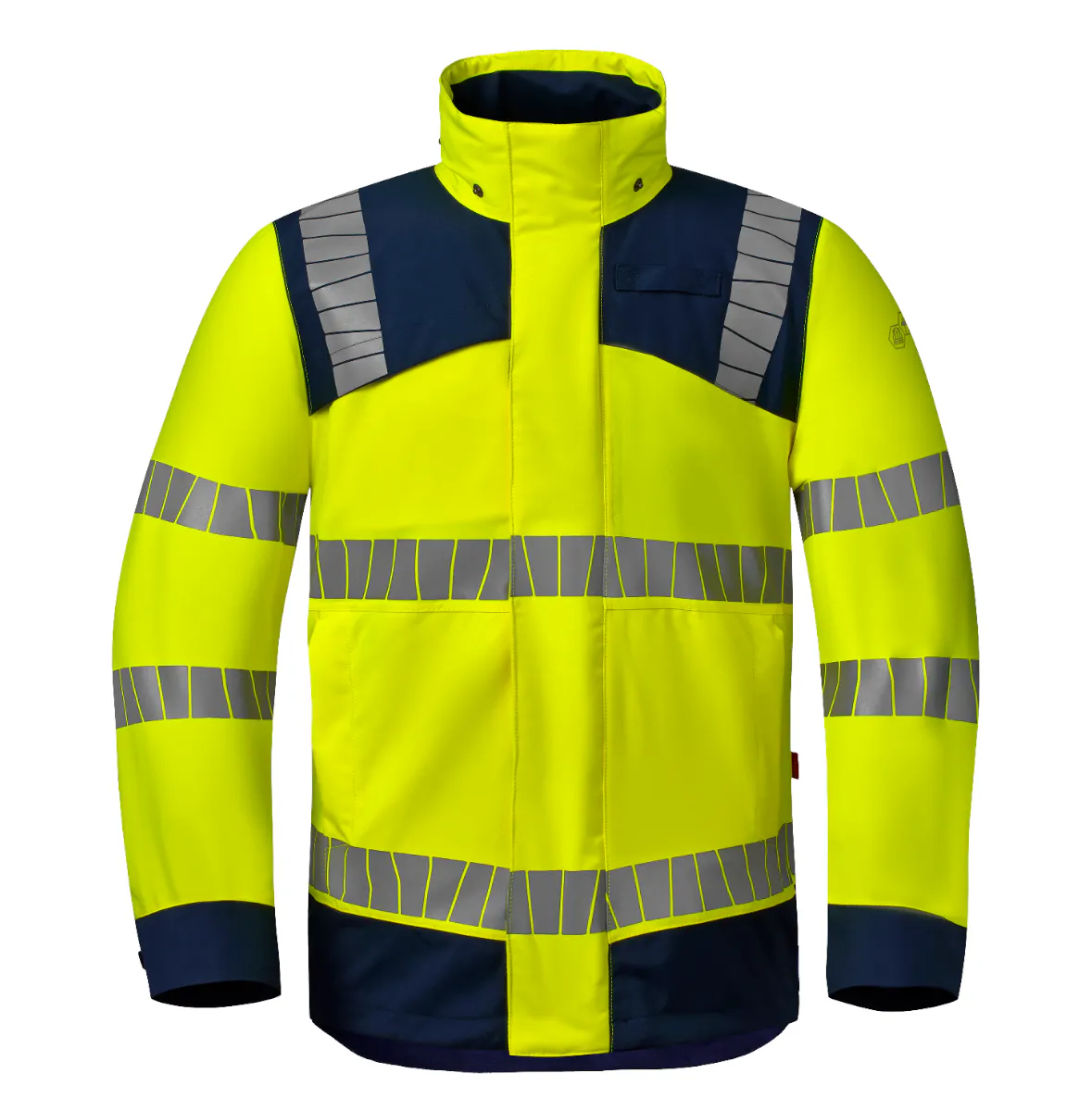 High Vis Gelb/Marineblau