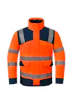 High Vis Oranje/Marineblauw