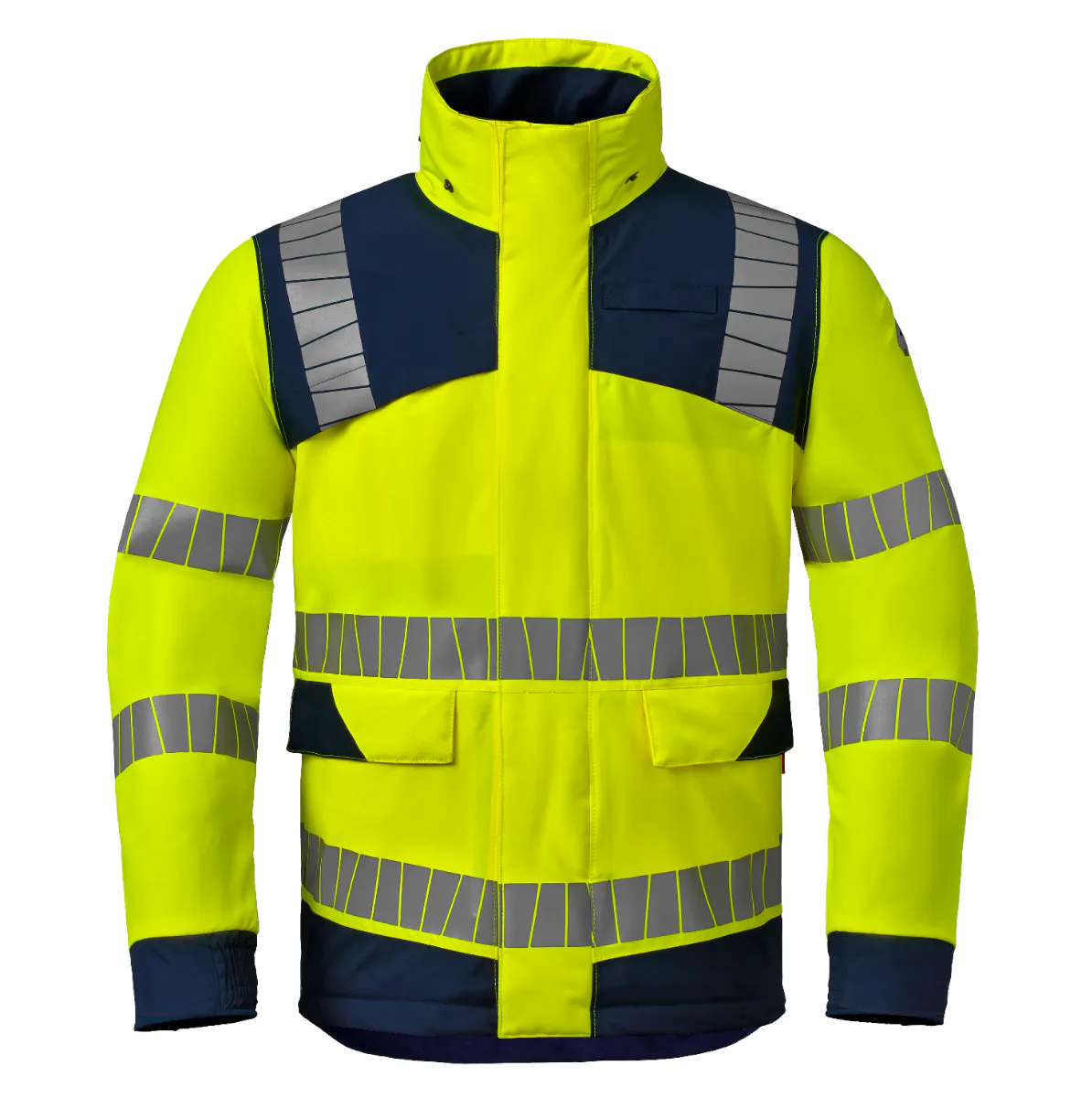 High Vis Geel/Marineblauw