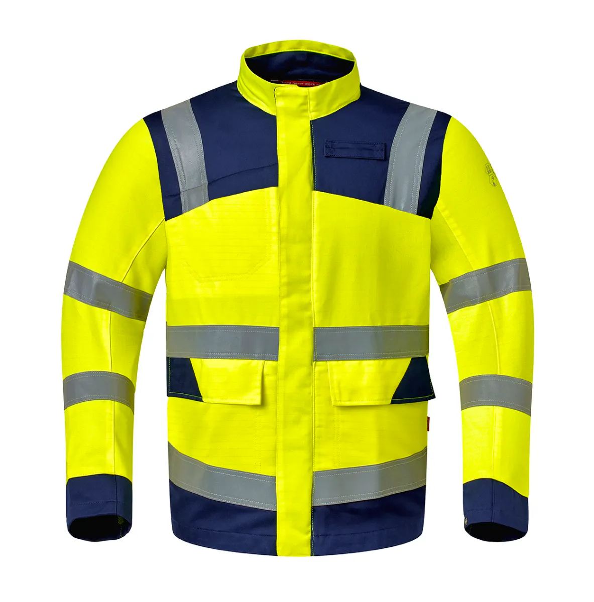 High Vis Geel/Marineblauw