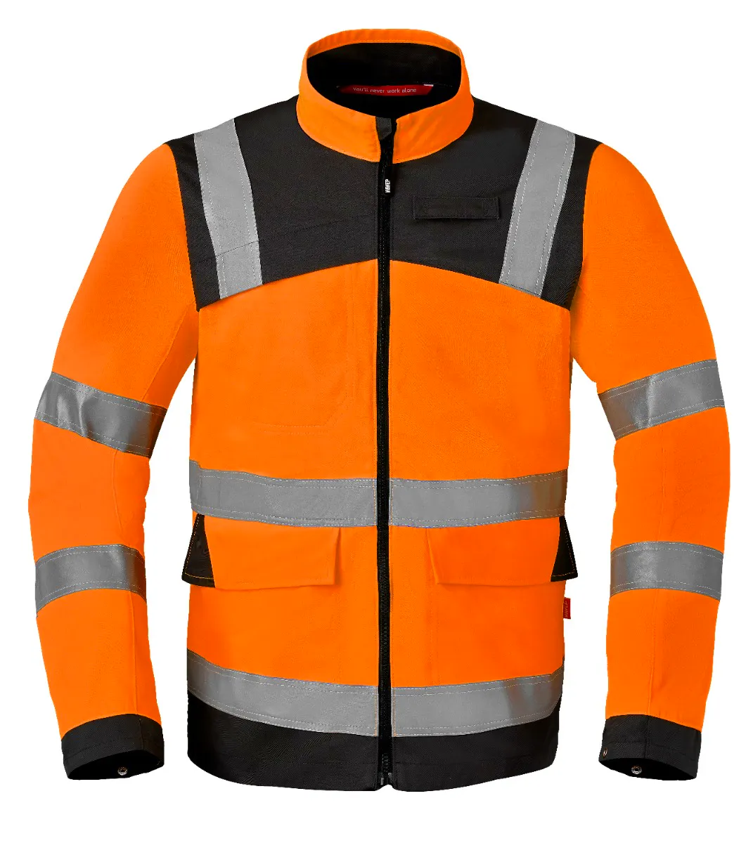 Hohe Sichtbarkeit Orange/Mittelgrau
