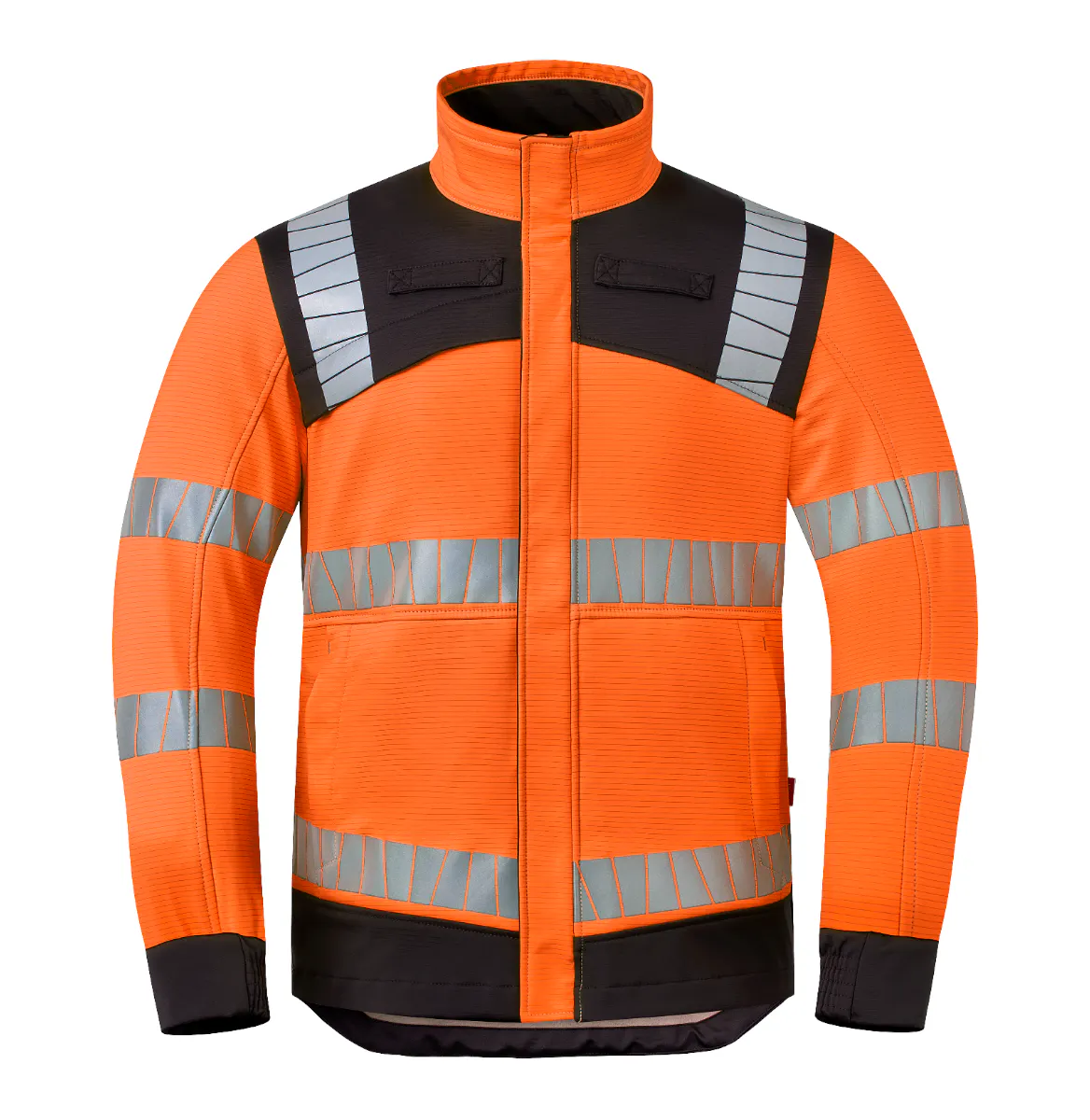 Hohe Sichtbarkeit Orange/Mittelgrau