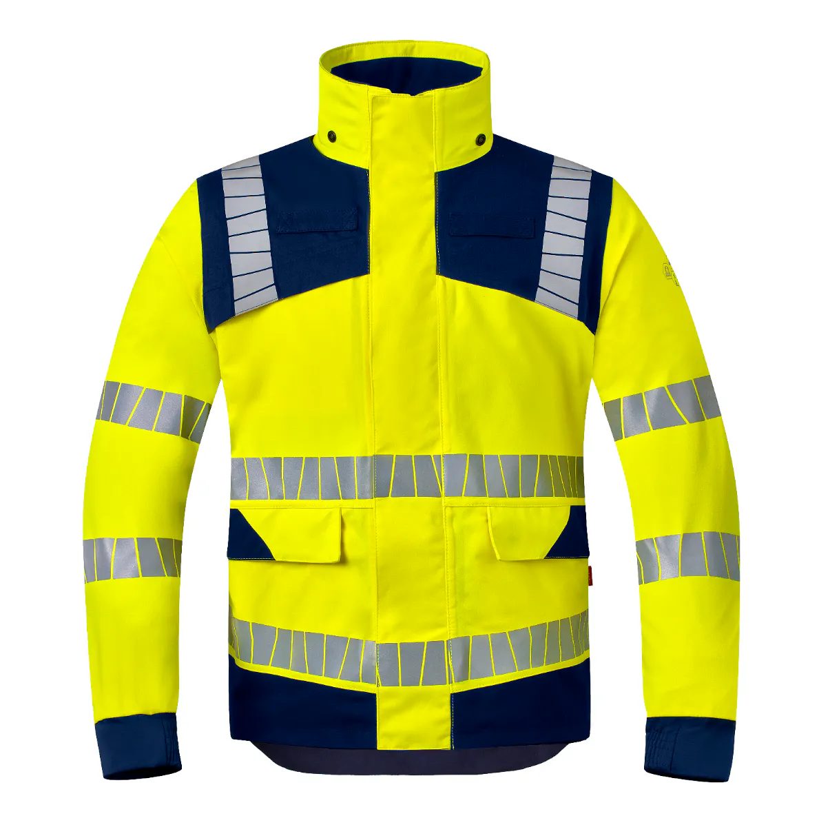 High Vis Gelb/Marineblau
