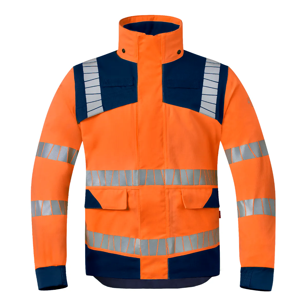 High Vis Orange/Marineblau