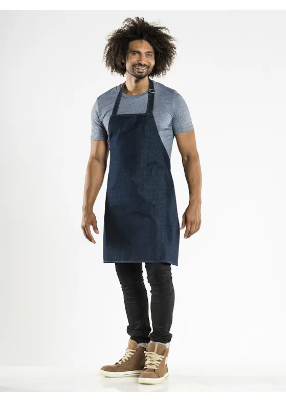 Chaud Devant Regular Schort Plain Blue Denim 
