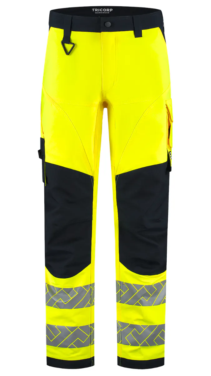 High Vis Gelb/Marineblau