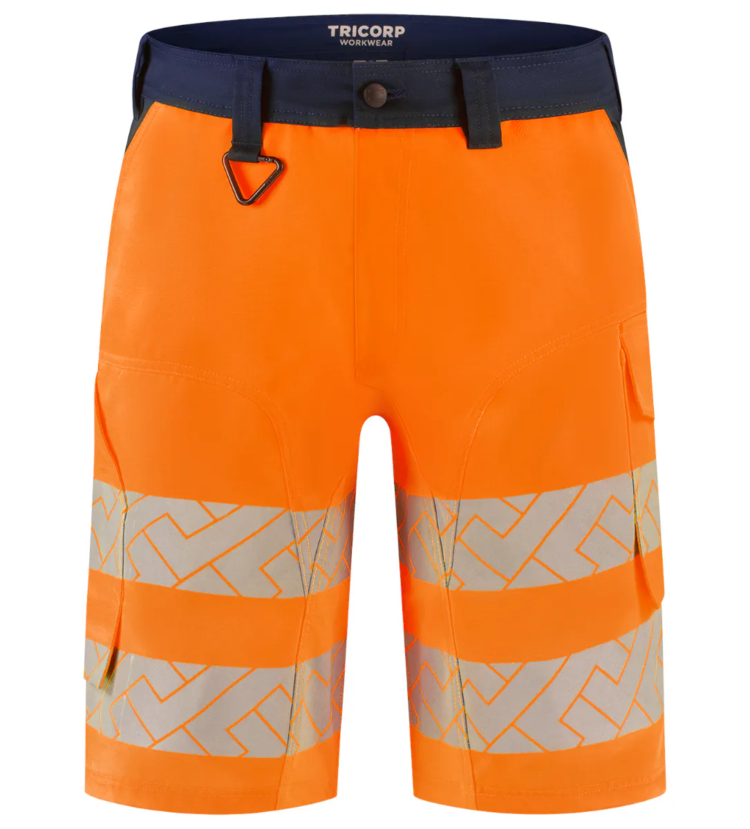 High Vis Oranje/Marineblauw