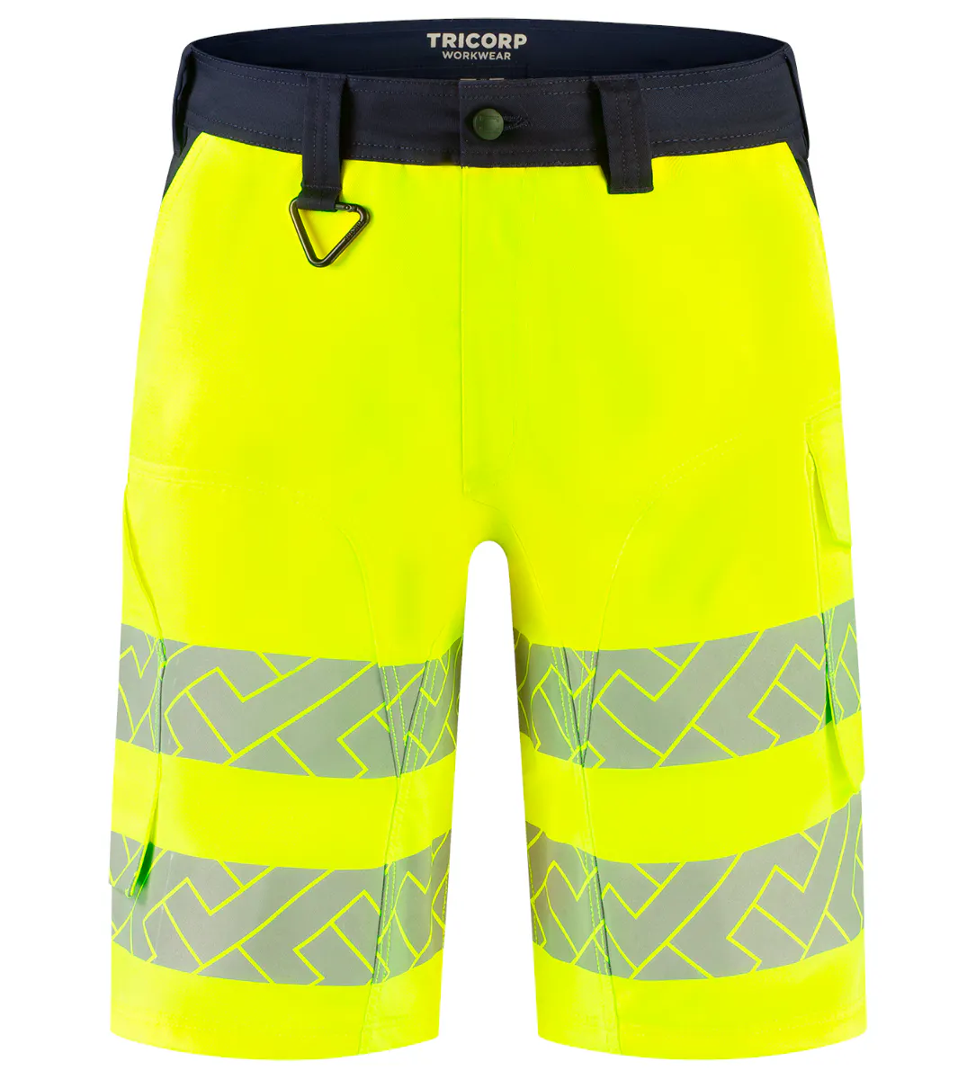 High Vis Geel/Marineblauw