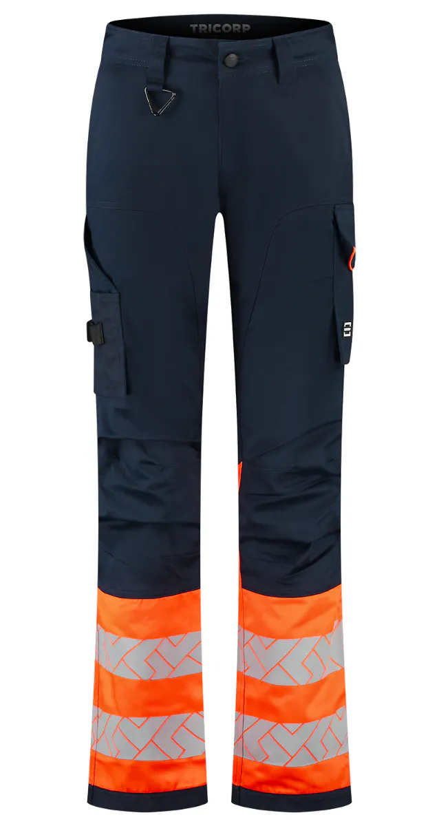 Marineblauw/Fluo Oranje