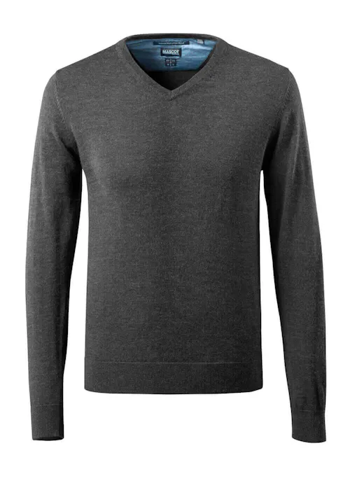 Mascot 50635-989 Trui Gebreide V-hals Merinowol Verwarmd Regular Fit