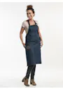 Chaud Devant Schort Bib Apron Multipocket Blue Denim miniatuur