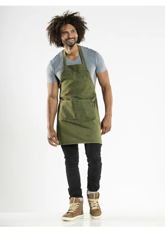 Chaud Devant Base Green Denim Shorts