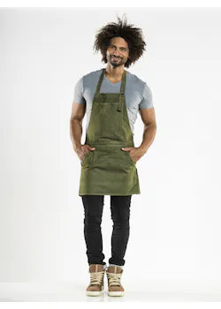 Chaud Devant Salopet Green Denim miniatuur