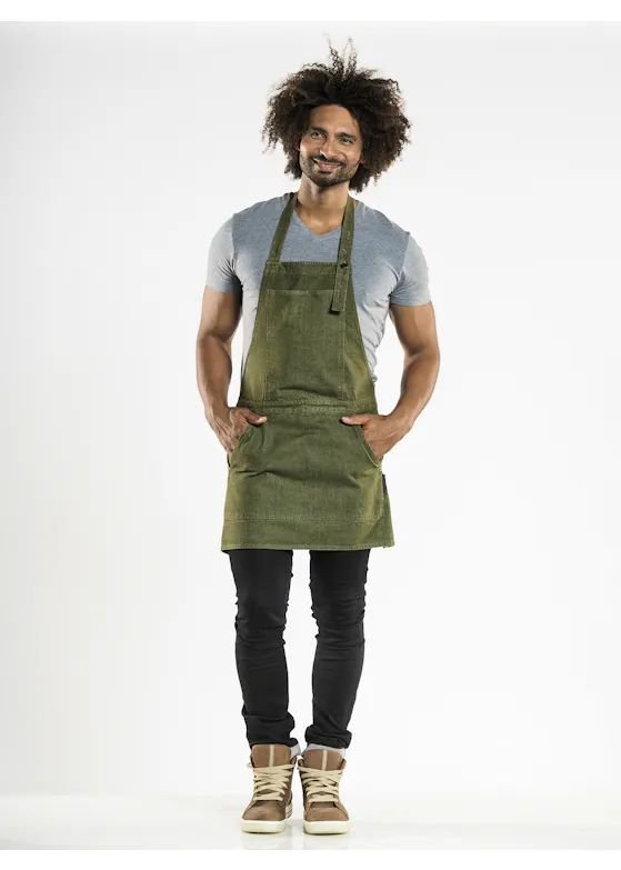 Chaud Devant Salopet Green Denim