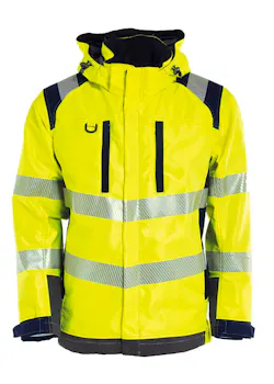 Tranemo Hi-Vis Shell Jack Met Voering Shell FR