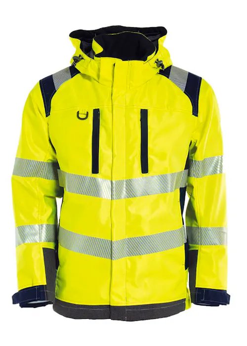Tranemo Hi-Vis Shell Jack Met Voering Shell FR