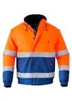 Marineblauw/fluor oranje